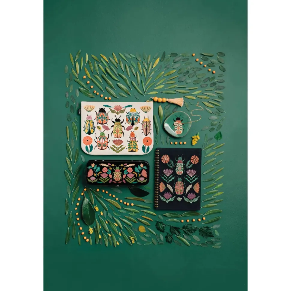 Amulet Large Zipper Pouch - Cream