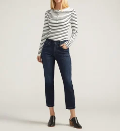 Carter Mid Rise Girlfriend Jeans (Palau’s Blue)