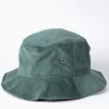 Foldable Vintage Corduroy Bucket Hat - Green
