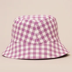 Gingham Reversible Bucket Hat - Several Colors