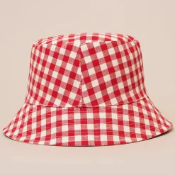 Gingham Reversible Bucket Hat - Several Colors