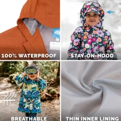 Kids Waterproof Shell Jacket - Lavender