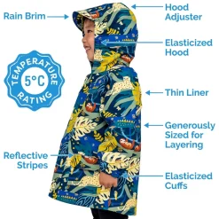 Kids Waterproof Shell Jacket - Lavender