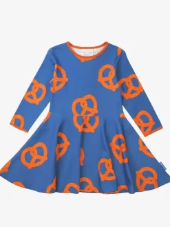 Organic Pretzel Print Skater Dress