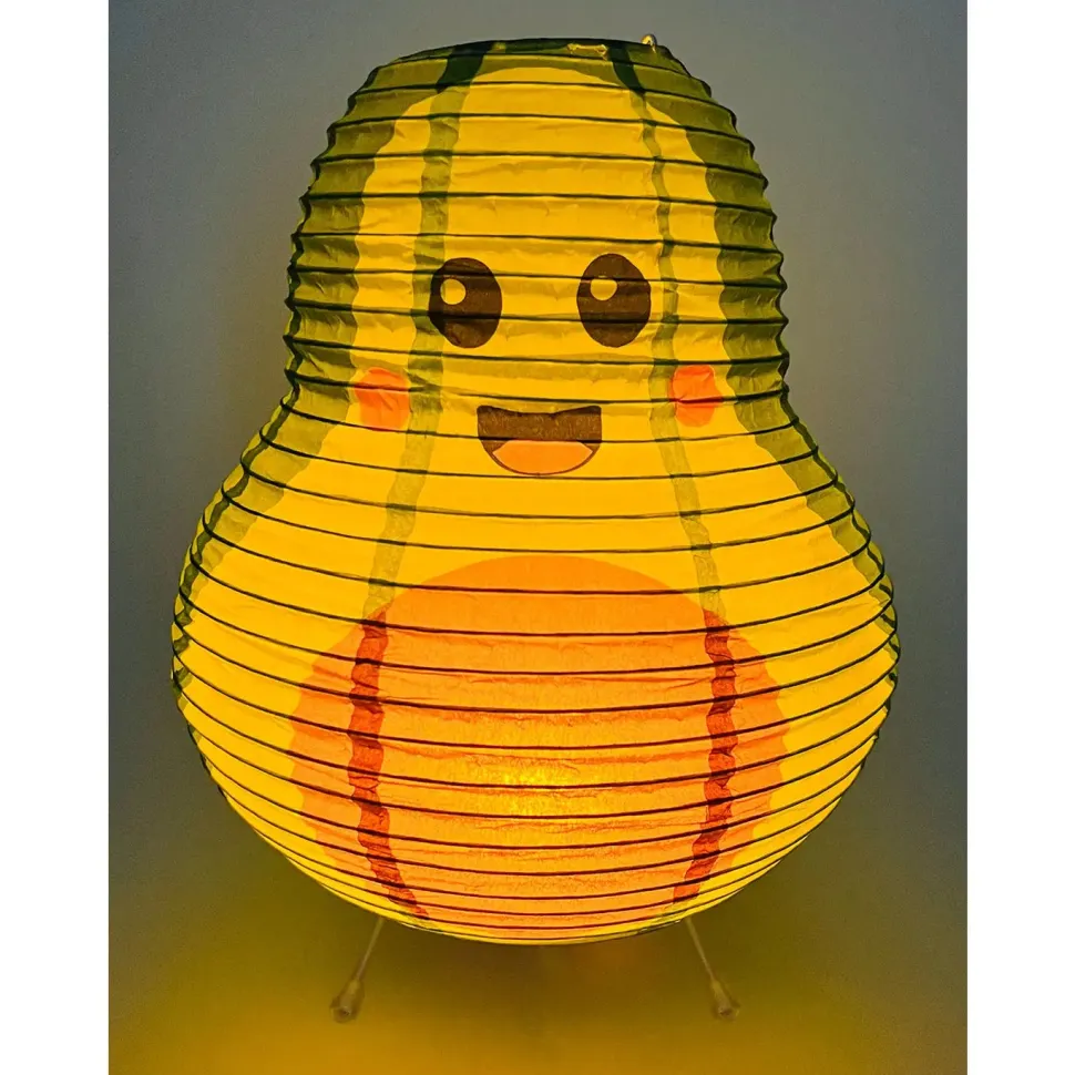 Paper Led Lantern - Avocado