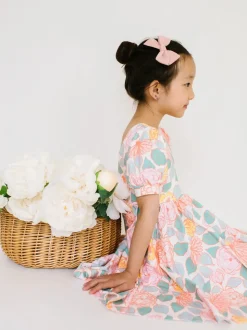 Puff Twirl in Soft Floral