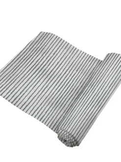 Sage Green Stripe Bamboo Swaddle