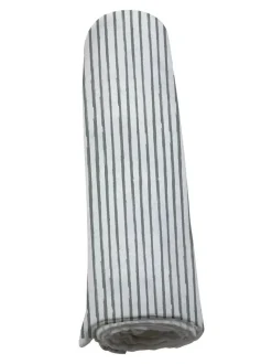Sage Green Stripe Bamboo Swaddle