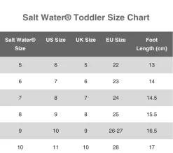 Salt Water Sandals - Black *Last Pair*