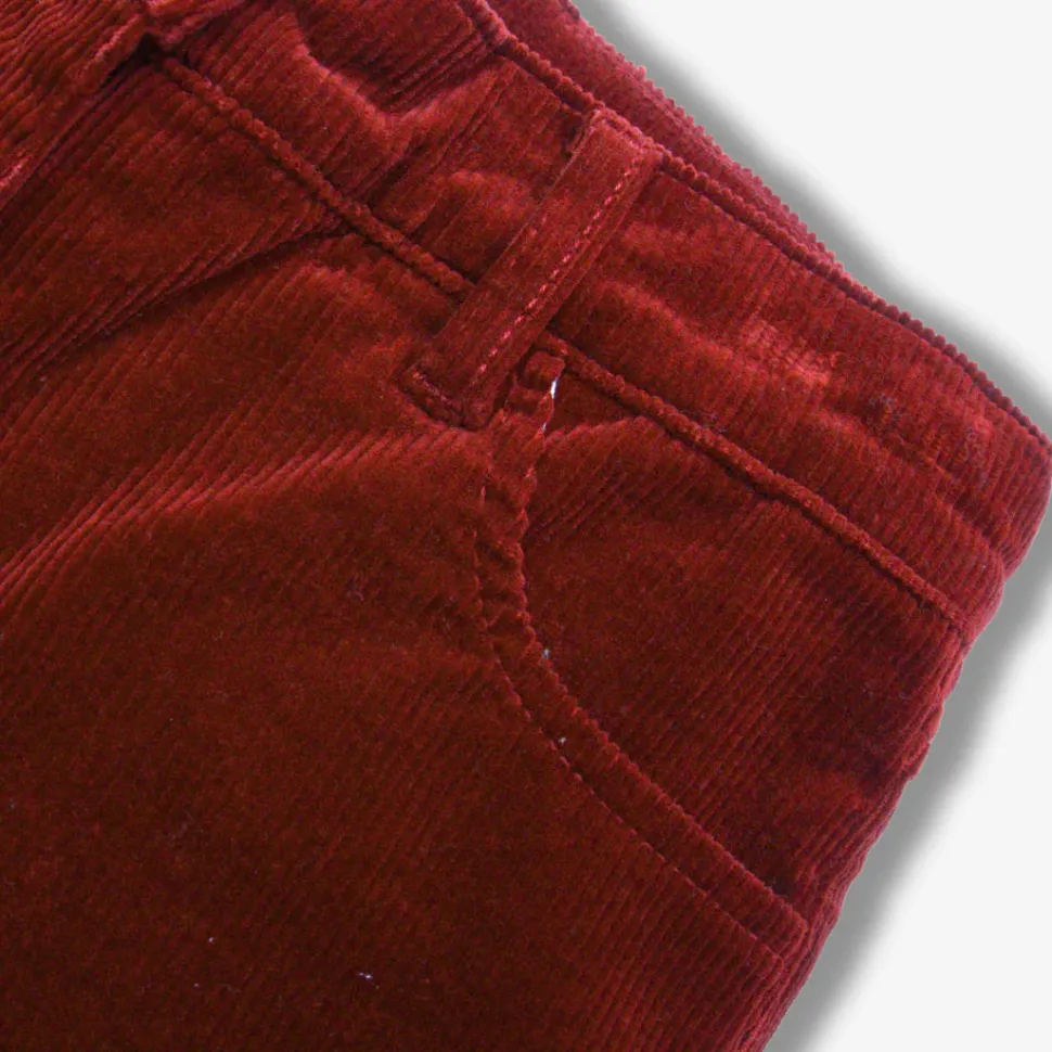 Slim Cords - Brick Red