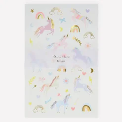 Unicorn Tattoo Sheets (x 2 sheets)