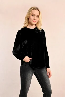 Velvet Top - Black
