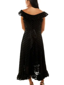 Aaliyah Dress - Check Burn Out