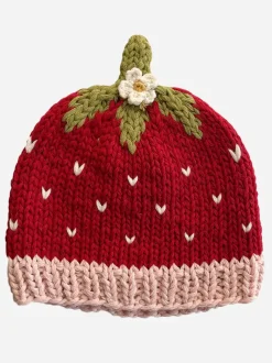 Addie Strawberry Baby Hat