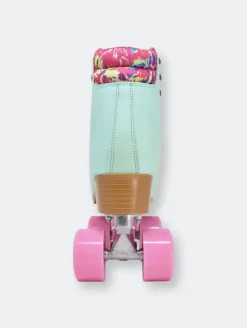 Adult Mint Quilted Roller Skates - Mint