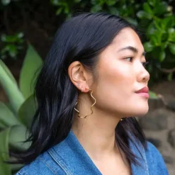 Alma Hoops - 18K Gold Plated