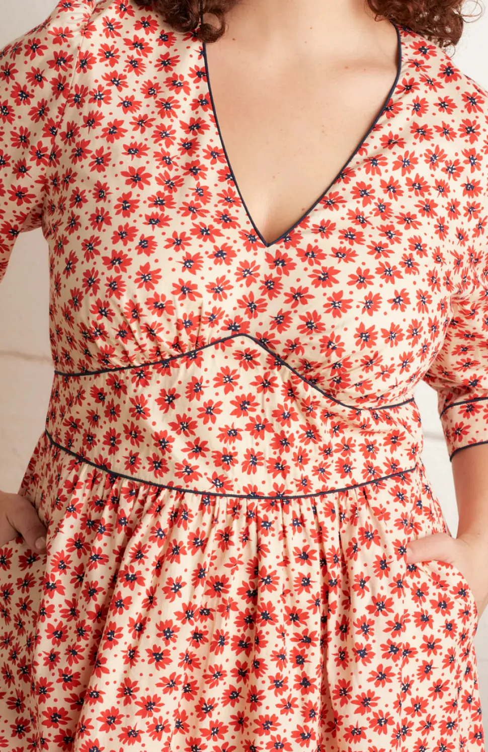 Amelia Dress - Wild Poppy