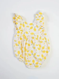 Amelia Romper - Lemon Drop