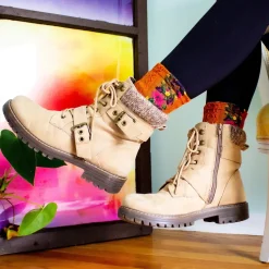 Audrey Vintage Floral Socks - Several Colrs