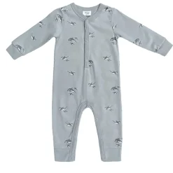 Baby Snap Romper- Orcas