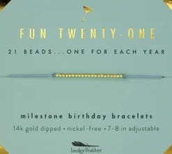 Birthday Celebration Bracelet (Ages 21, 30, 40, 50)