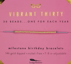 Birthday Celebration Bracelet (Ages 21, 30, 40, 50)