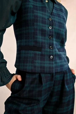 Blackwatch Plaid Vest