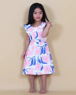 Bloom Ruffle Open Back Dress