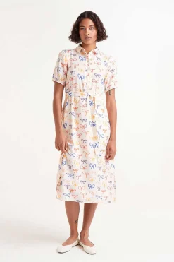 Bow Print Dress