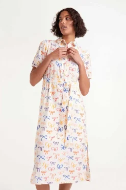 Bow Print Dress