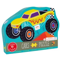 Cars 20pc "Monster Truck" Shaped Jigsaw with Shaped Box