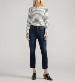 Carter Mid Rise Girlfriend Jeans (Palau’s Blue)
