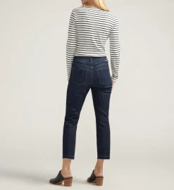 Carter Mid Rise Girlfriend Jeans (Palau’s Blue)