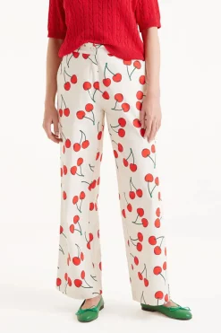 Cherry Print Pants