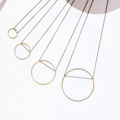 Circle Horizon Necklace - Four Sizes