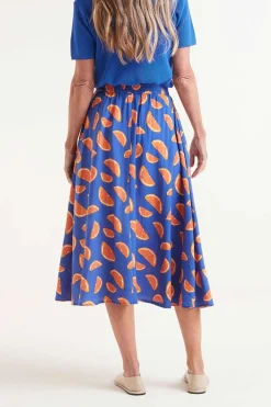 Citrus Print Skirt