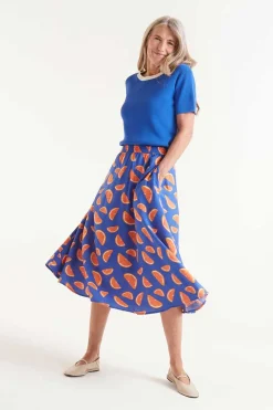 Citrus Print Skirt