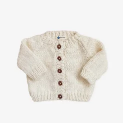 Classic Cardigan Sweater - Cream