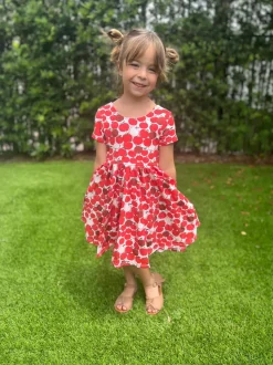Classic Twirl Dress - Apple