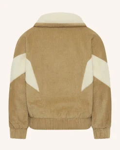 Corduroy Sherpa Zip Jacket