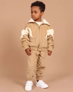 Corduroy Sherpa Zip Jacket
