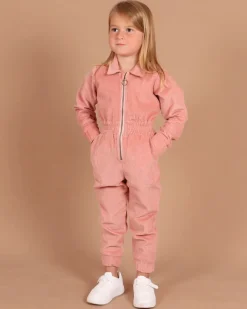 Corduroy Zip Jumpsuit