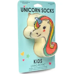 3D Packaged Crew Socks - Unicorns - "Stay Magical"