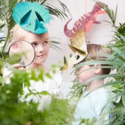 Dinosaur Kingdom Party Hats (x 8)