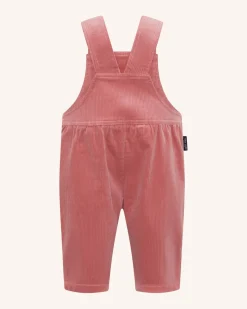 Dusty Pink Corduroy Dungaree Overall