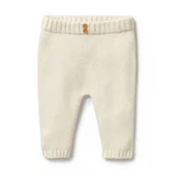 Ecru Knitted Legging