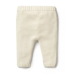 Ecru Knitted Legging