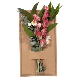 Eucalyptus & Pink Larkspur Mini Bouquet