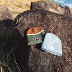 Explorer Beanie - Sage/Rust
