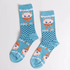 F*ck it Kitty Crew Socks